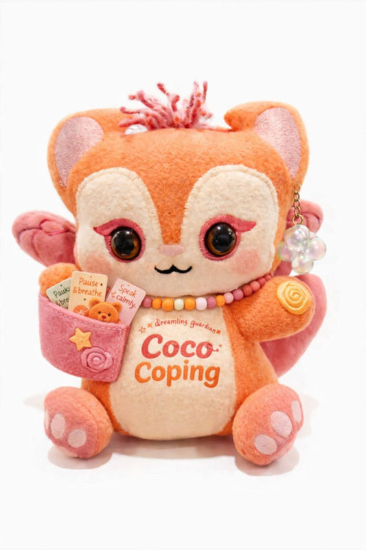 🧡 Coco Coping – The Dreamling Guardian Bear
