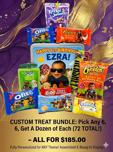 Custom Party Favors Bundle – 72 Pieces